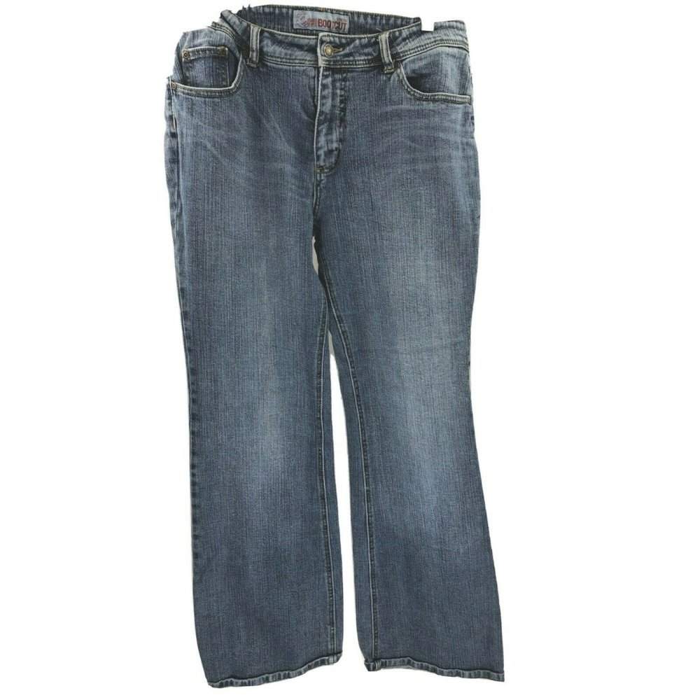 Women's Faded Glory Stretch Bootcut Jeans Size 12 Average
